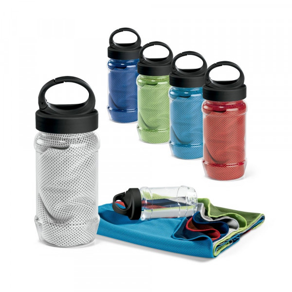 ARTX PLUS. Polyamide en polyester sporthanddoek met fles